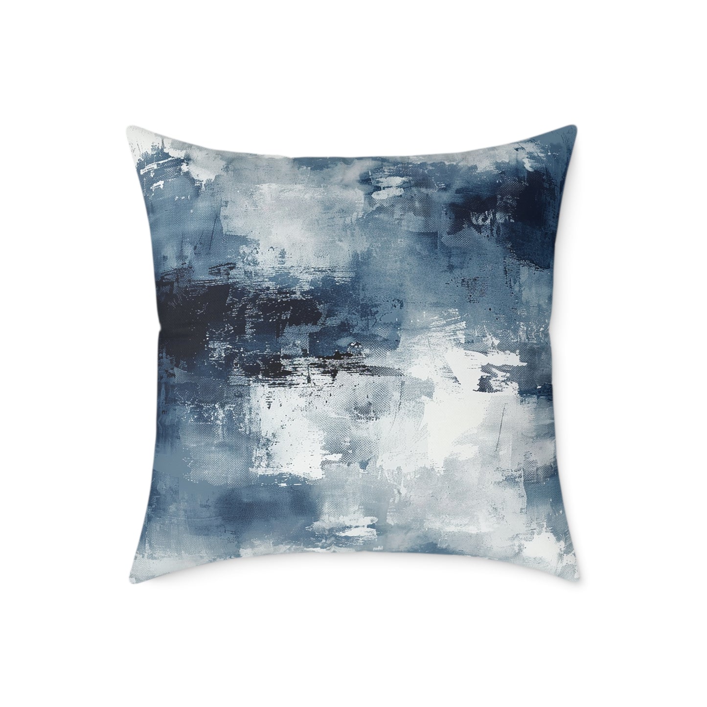 Blue Abstract Pillow