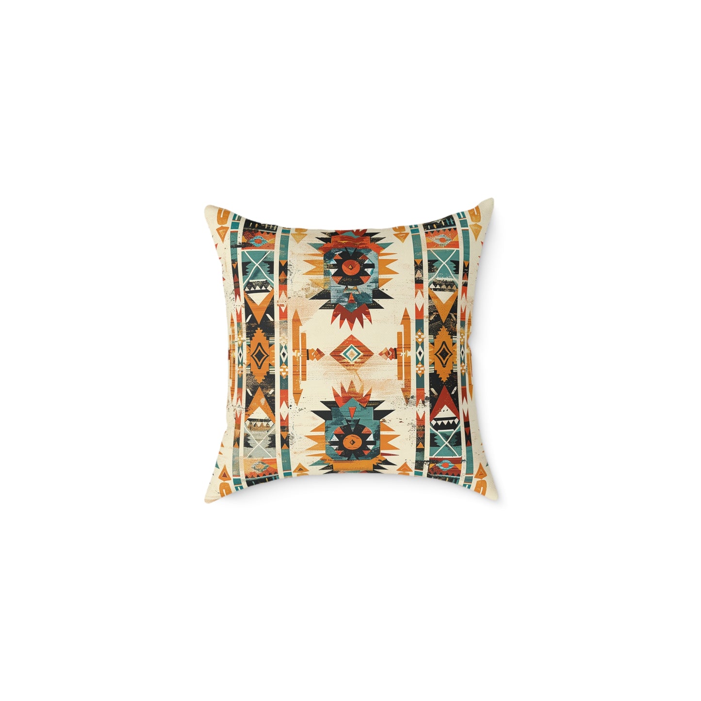 Southwestern Sunburst Tribal Decorative Pillow