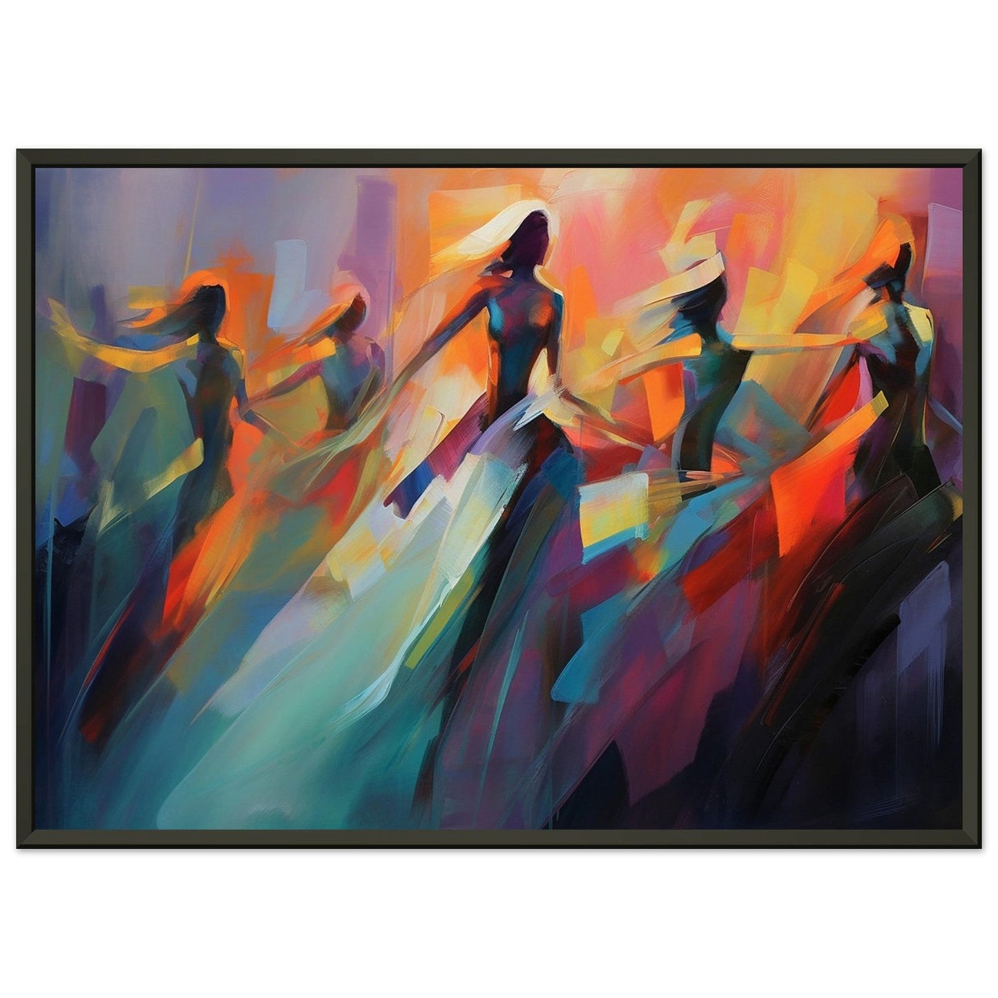 Abstract Colours in Harmonious Dance - ExclusiveCreativeDesigns