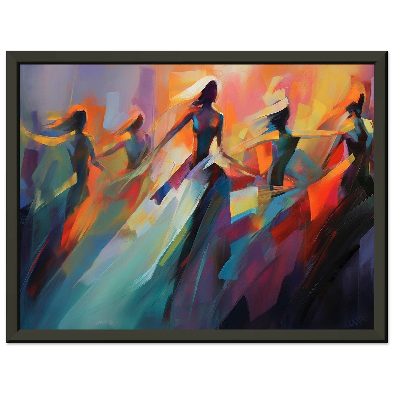 Abstract Colours in Harmonious Dance - ExclusiveCreativeDesigns