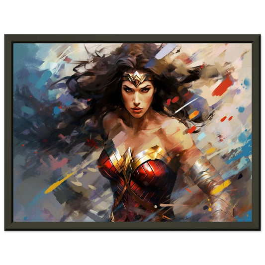 Abstract Dynamism of Wonder Woman - ExclusiveCreativeDesigns