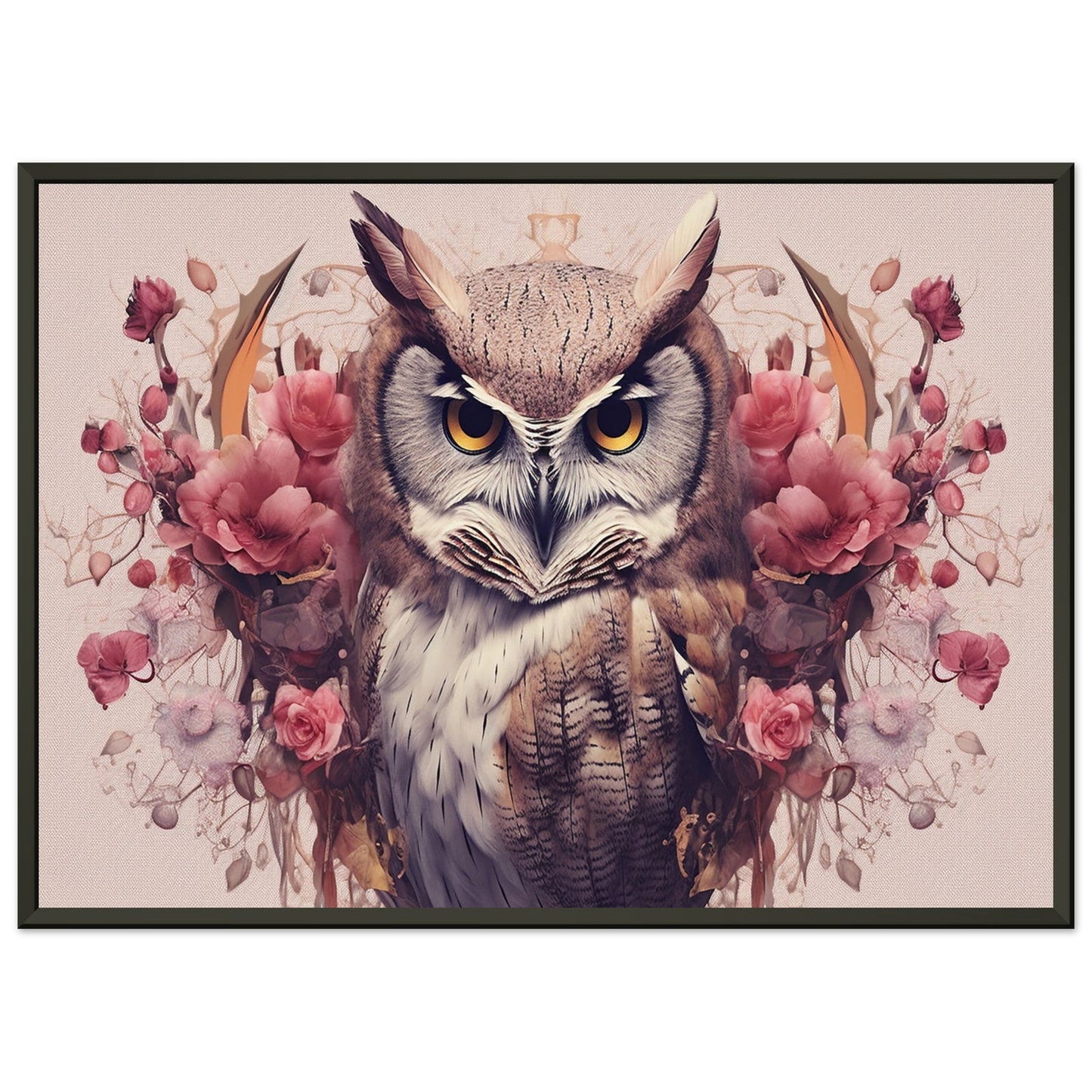 Abstract Owl Portrait - ExclusiveCreativeDesigns