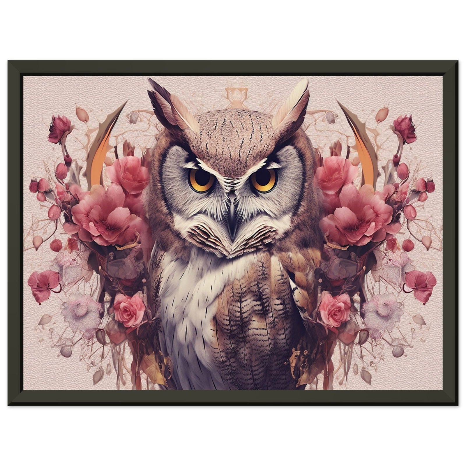 Abstract Owl Portrait - ExclusiveCreativeDesigns