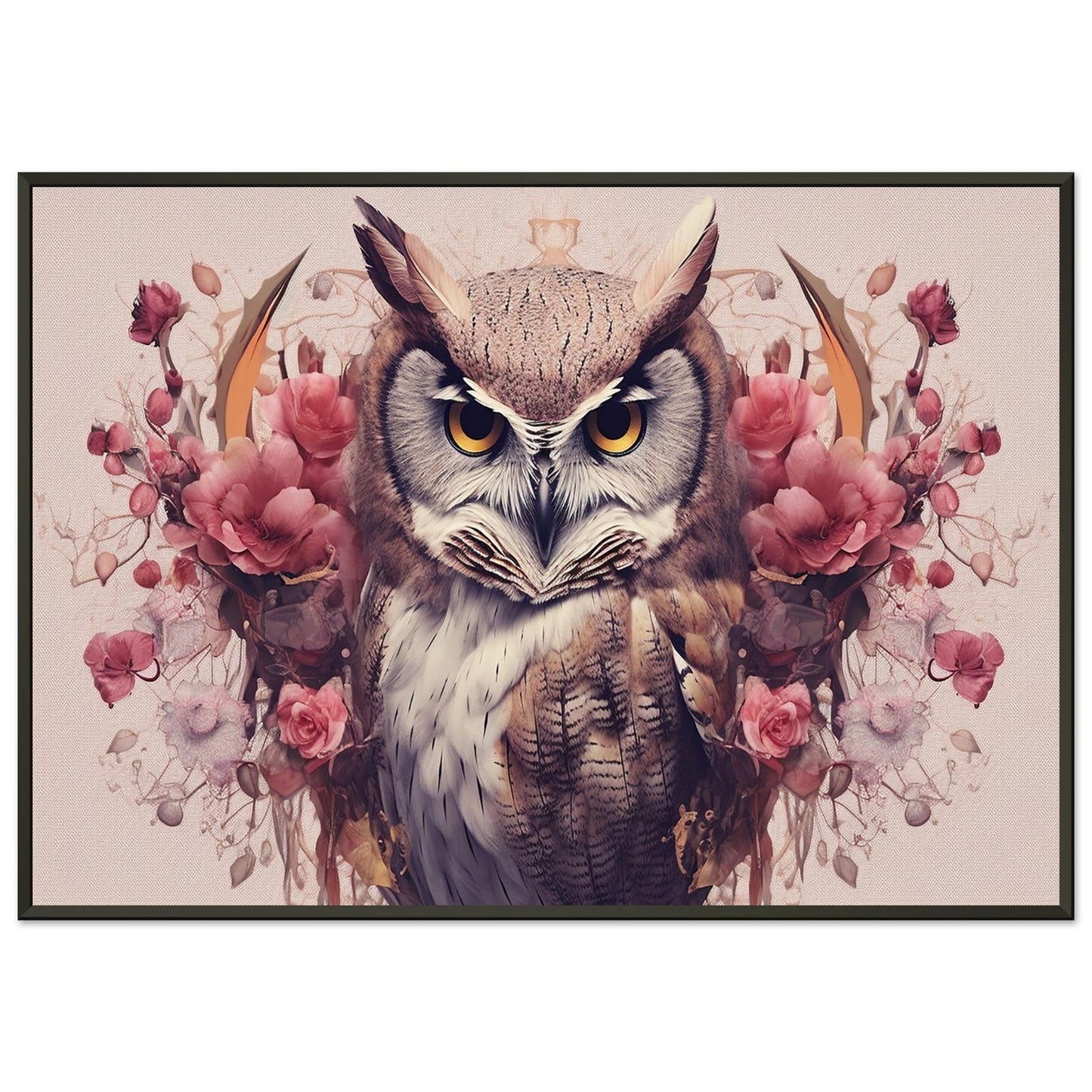 Abstract Owl Portrait - ExclusiveCreativeDesigns