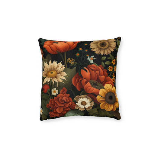 Artistic Flower Pattern Pillow - ExclusiveCreativeDesigns