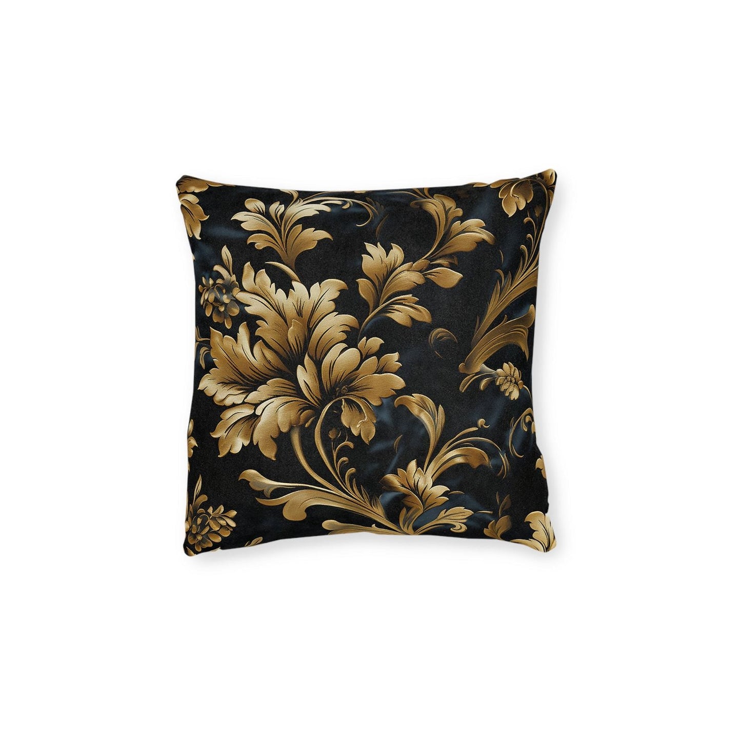 Black & Gold Luxury Pillow Design - ExclusiveCreativeDesigns