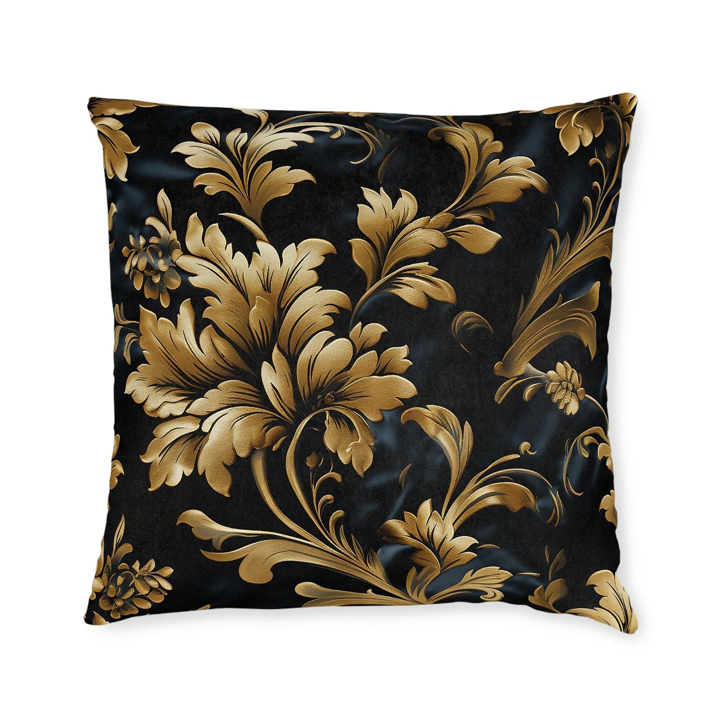 Black & Gold Luxury Pillow Design - ExclusiveCreativeDesigns