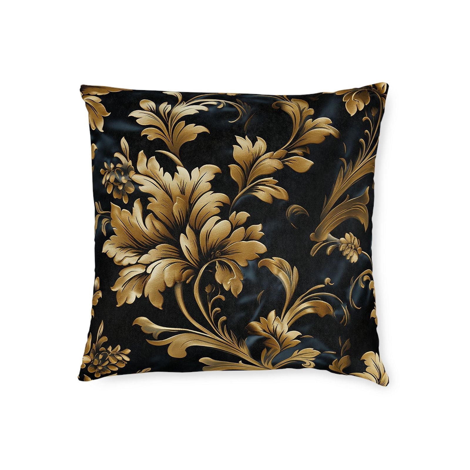 Black & Gold Luxury Pillow Design - ExclusiveCreativeDesigns