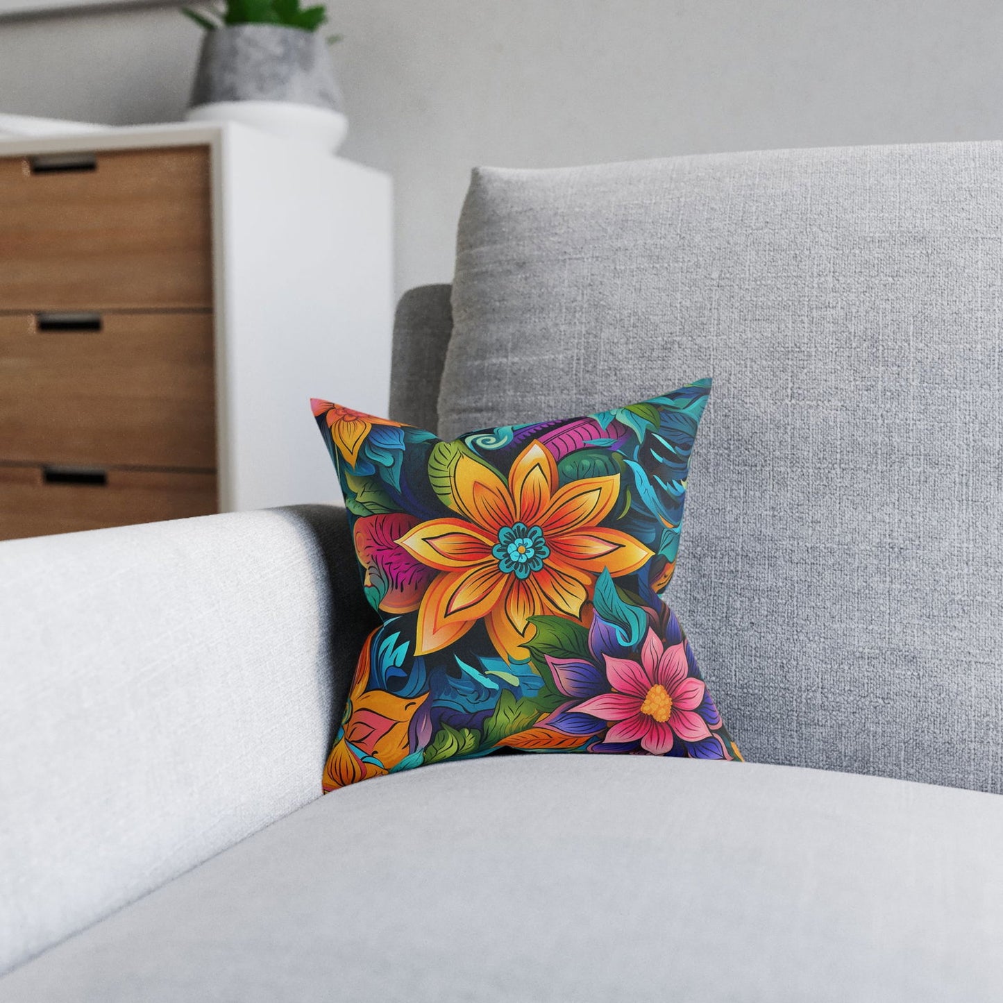 Bohemian Rhapsody Mandala Pattern Pillow - ExclusiveCreativeDesigns