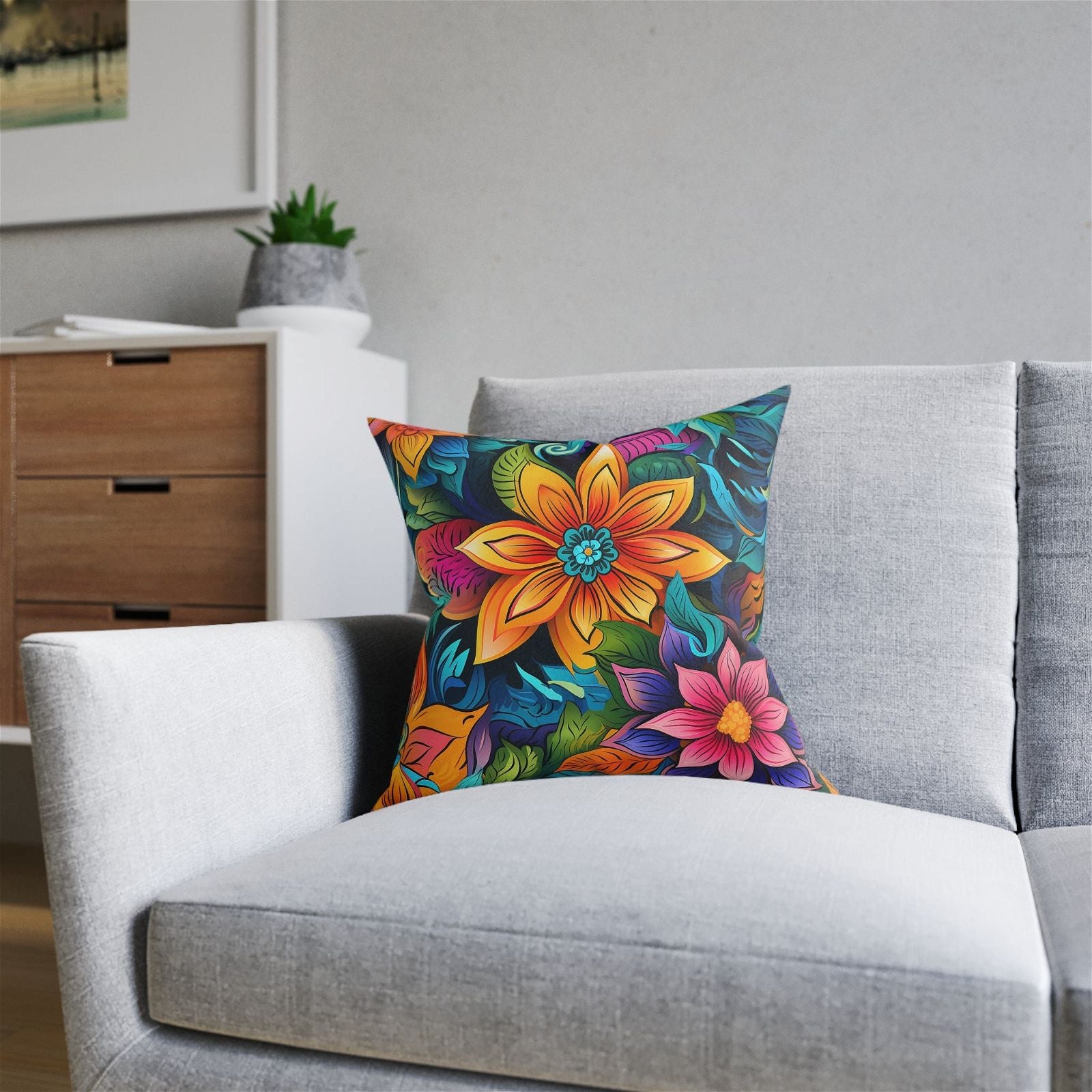 Bohemian Rhapsody Mandala Pattern Pillow - ExclusiveCreativeDesigns