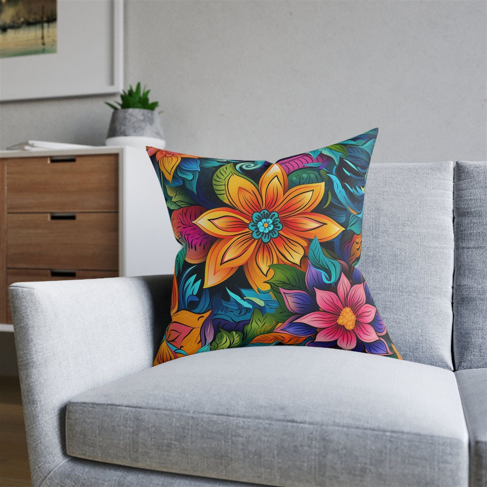 Bohemian Rhapsody Mandala Pattern Pillow - ExclusiveCreativeDesigns