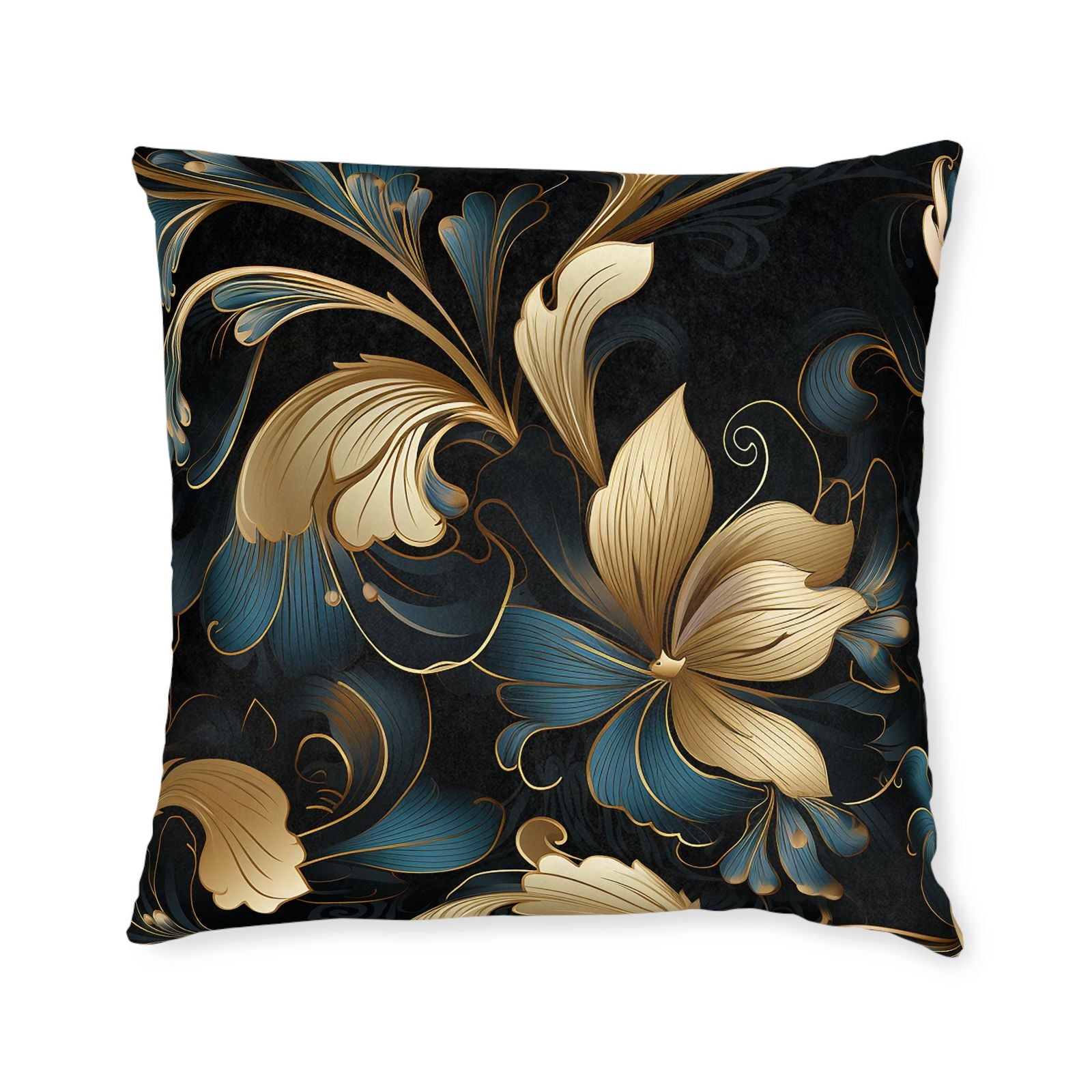 Chic Contrast Pattern Square Pillow - ExclusiveCreativeDesigns