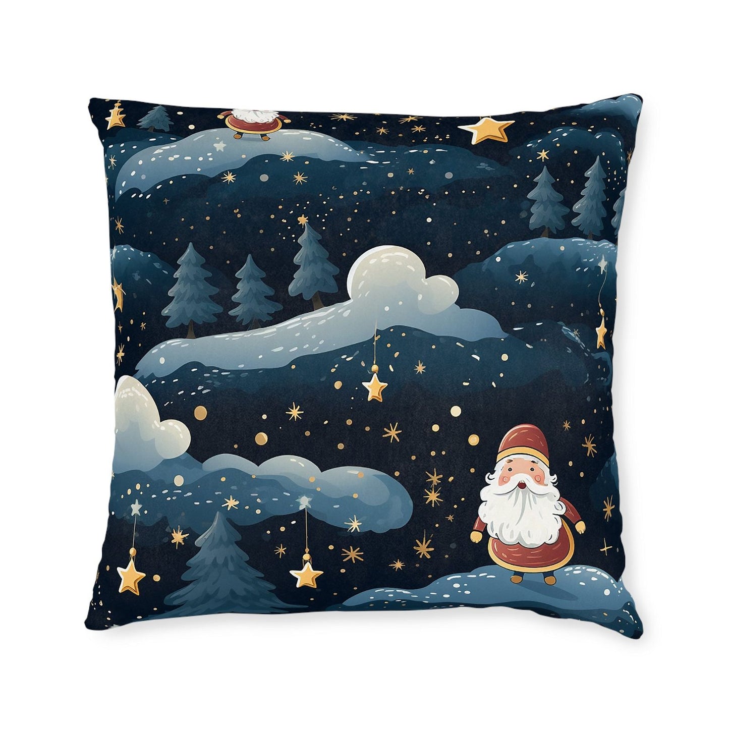 Christmas Pattern Square Pillow - ExclusiveCreativeDesigns