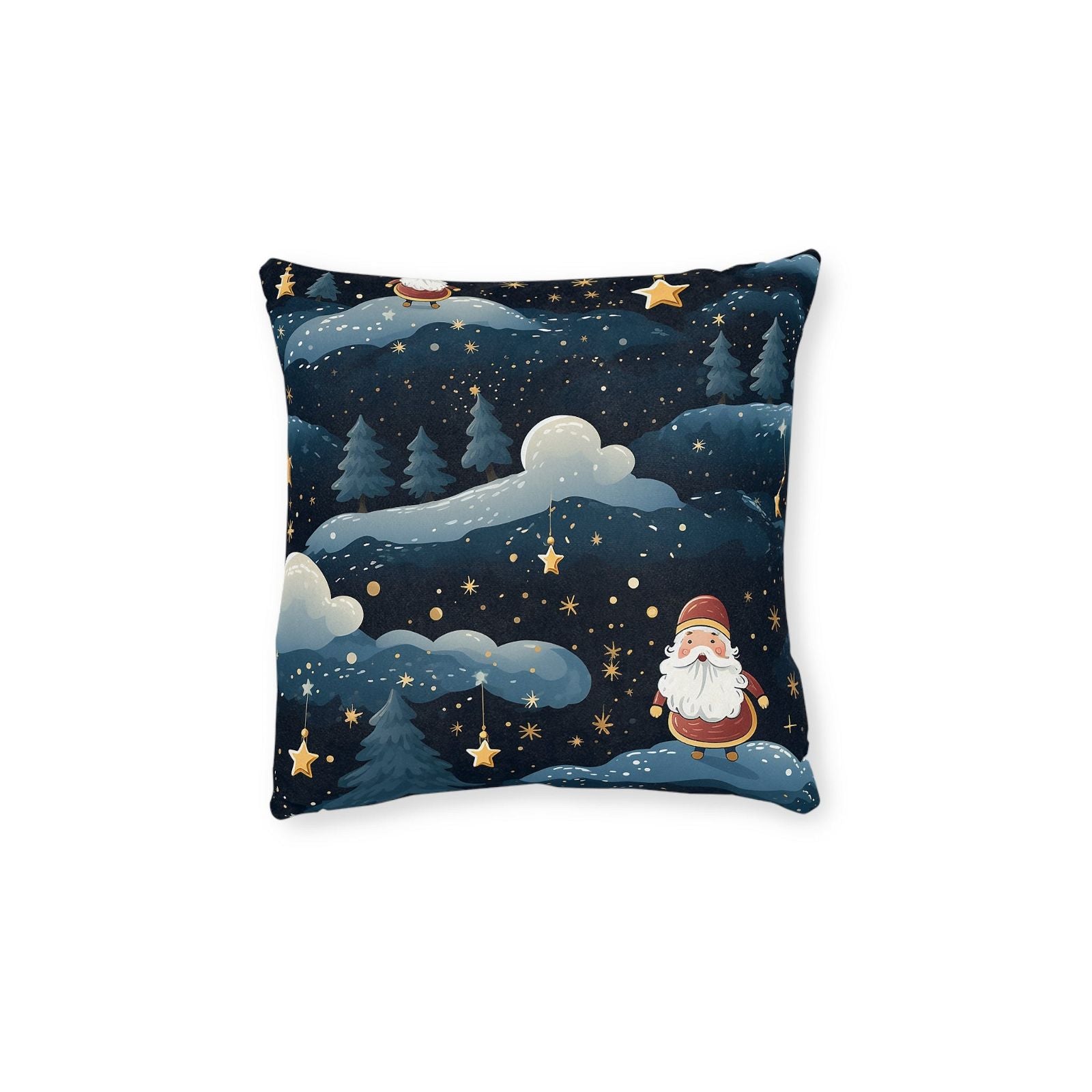 Christmas Pattern Square Pillow - ExclusiveCreativeDesigns