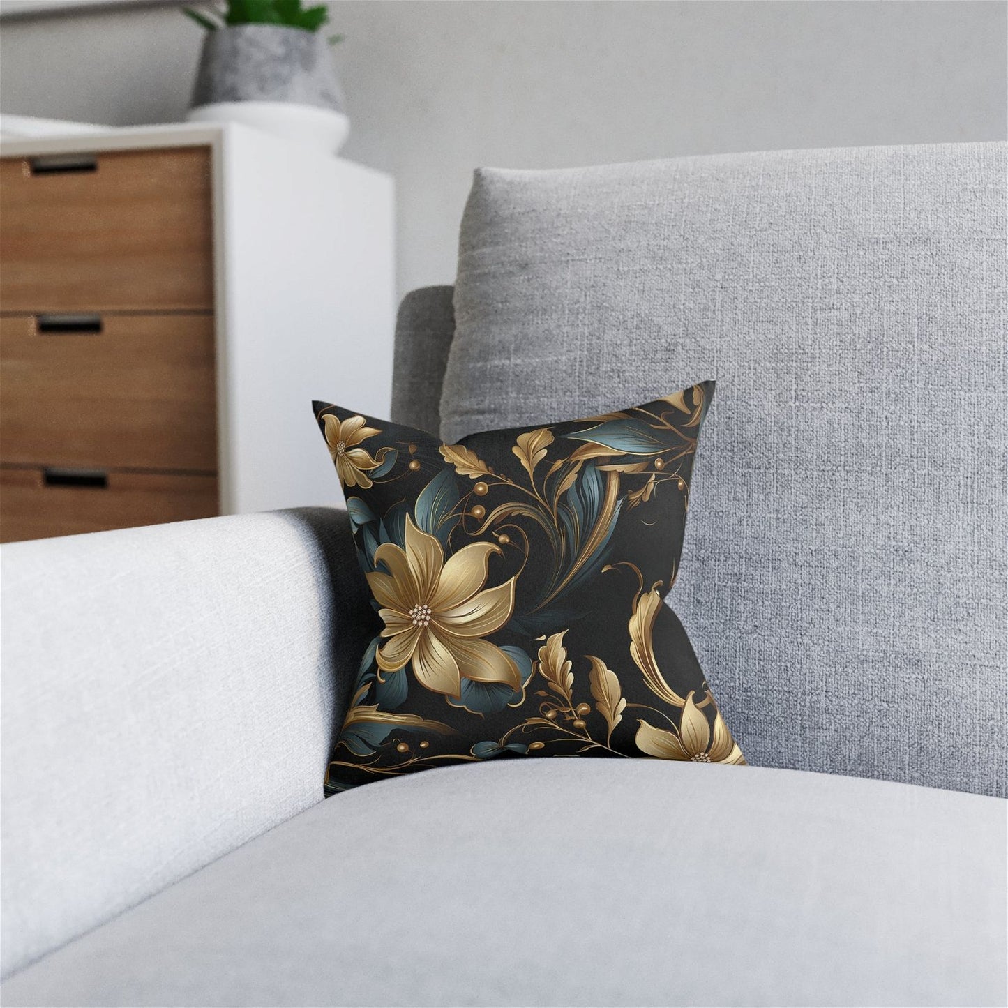 Classic Sophistication Square Pillow - ExclusiveCreativeDesigns