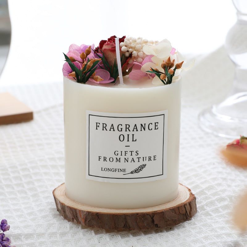 Dried Flowers Fragrance Candles - ExclusiveCreativeDesigns