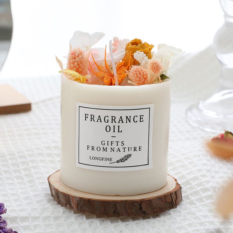 Dried Flowers Fragrance Candles - ExclusiveCreativeDesigns