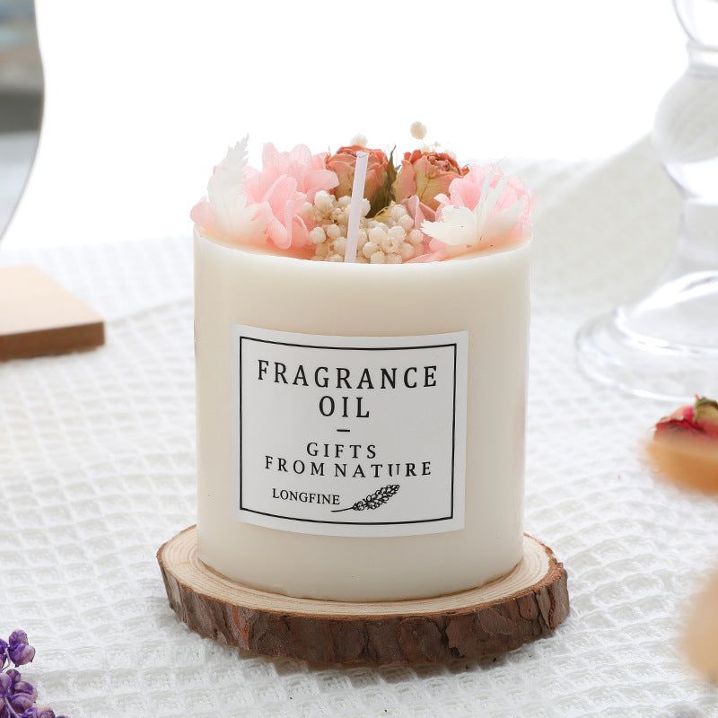 Dried Flowers Fragrance Candles - ExclusiveCreativeDesigns