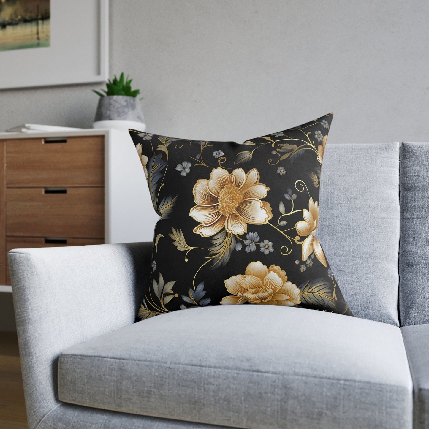 Elegant Square Pillow Design - ExclusiveCreativeDesigns