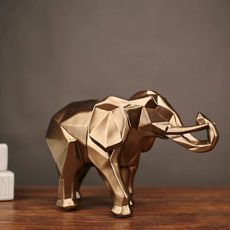 Elephant Abstract Statue - ExclusiveCreativeDesigns