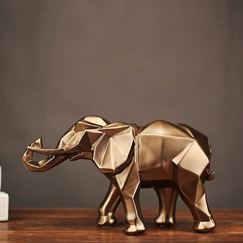 Elephant Abstract Statue - ExclusiveCreativeDesigns