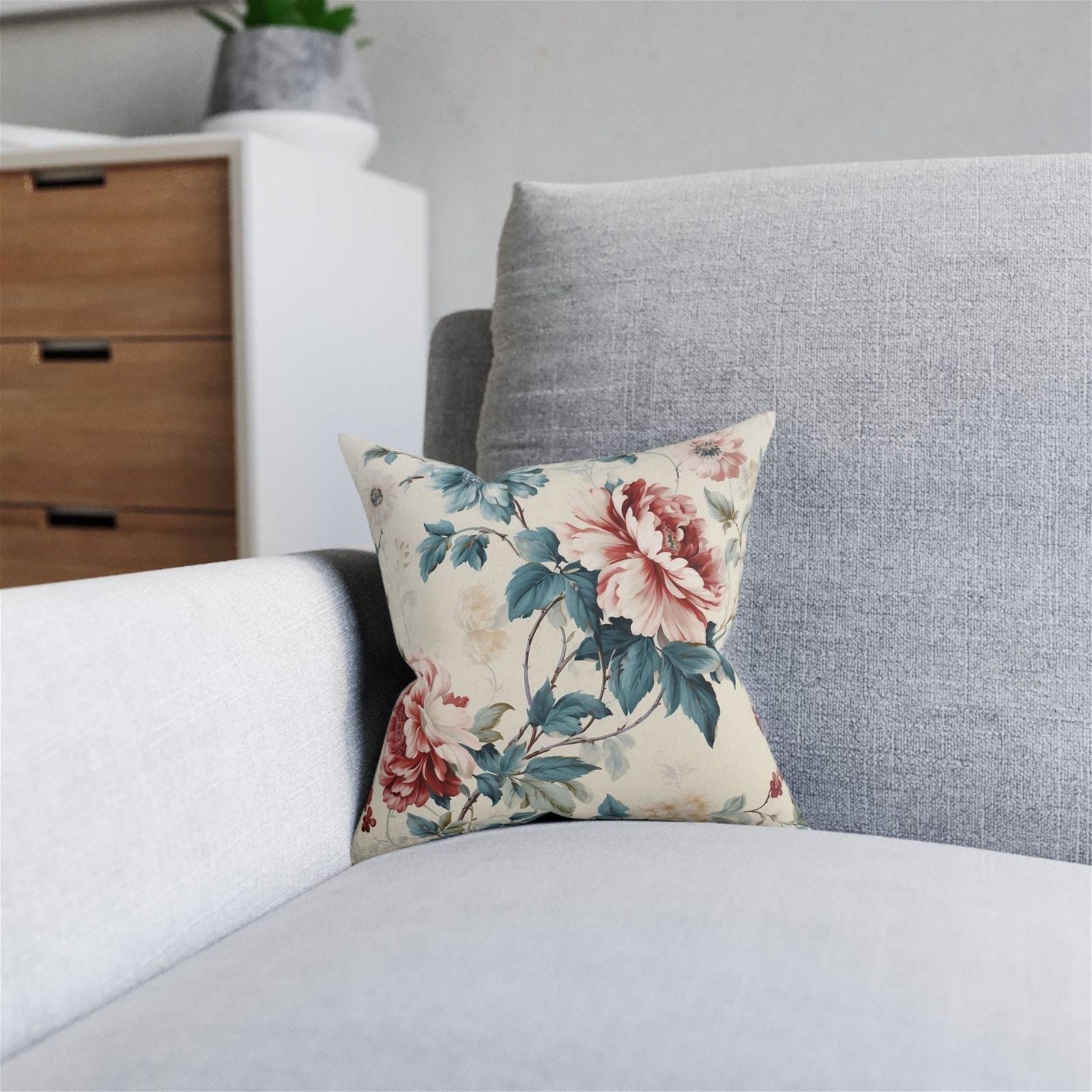 Floral Patterned Pillow - ExclusiveCreativeDesigns