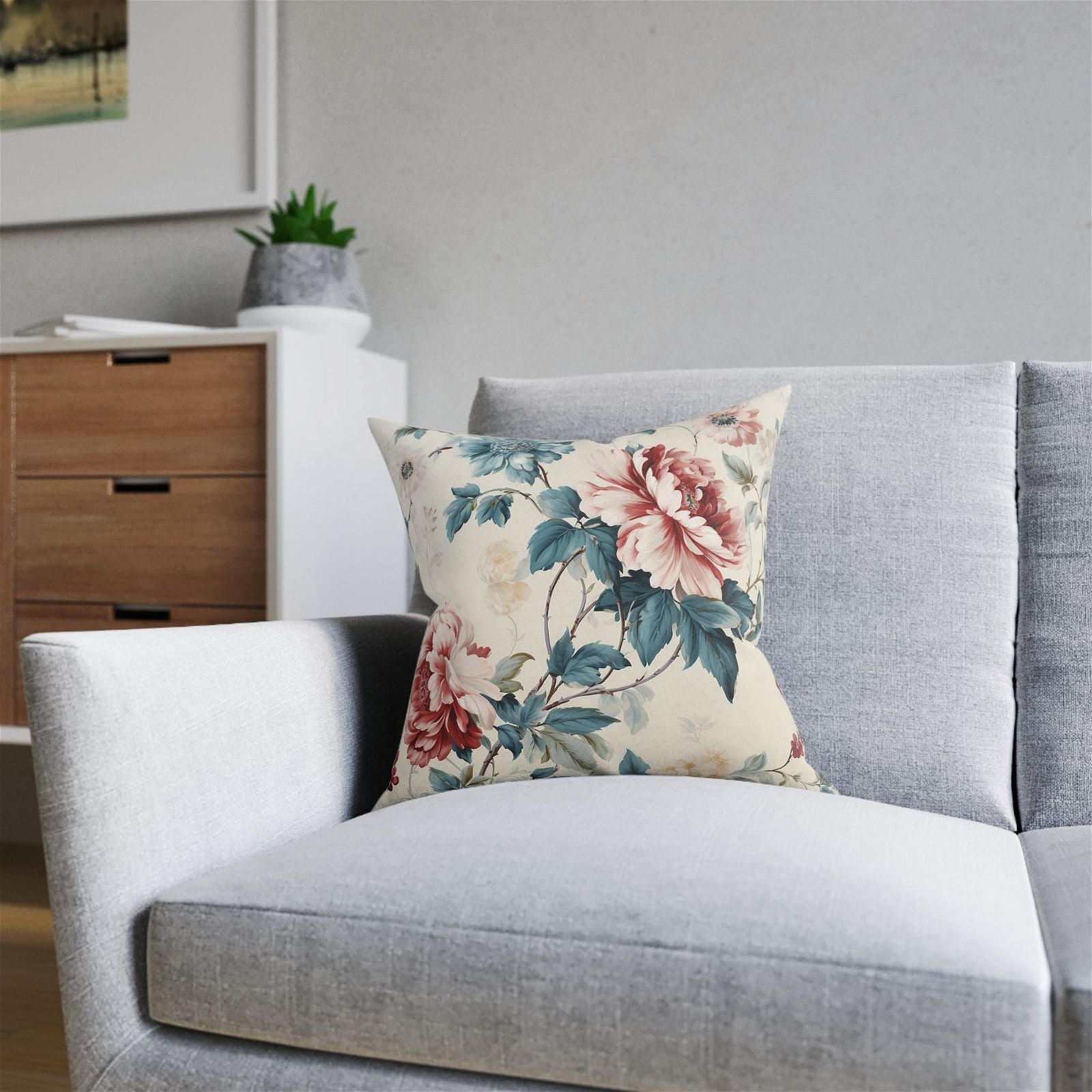 Floral Patterned Pillow - ExclusiveCreativeDesigns