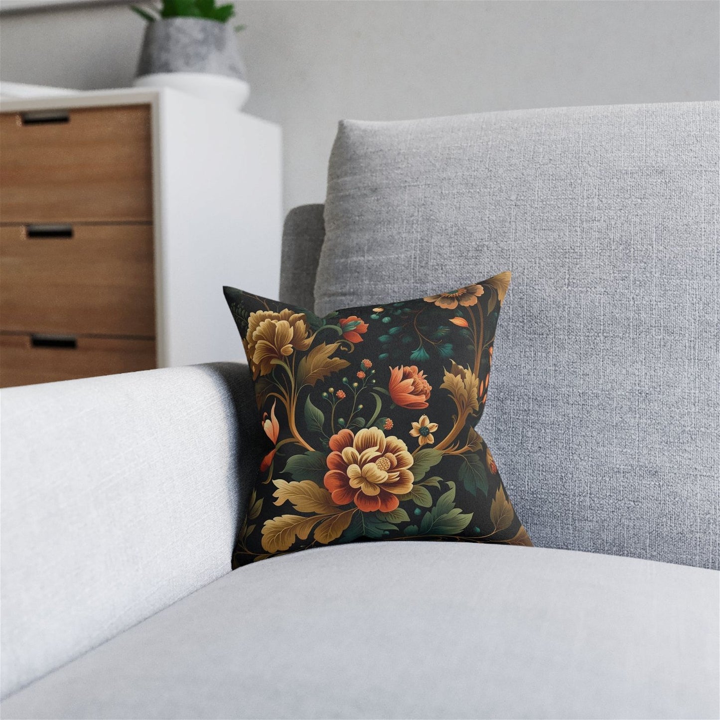 Floral Symphony Pillow - ExclusiveCreativeDesigns