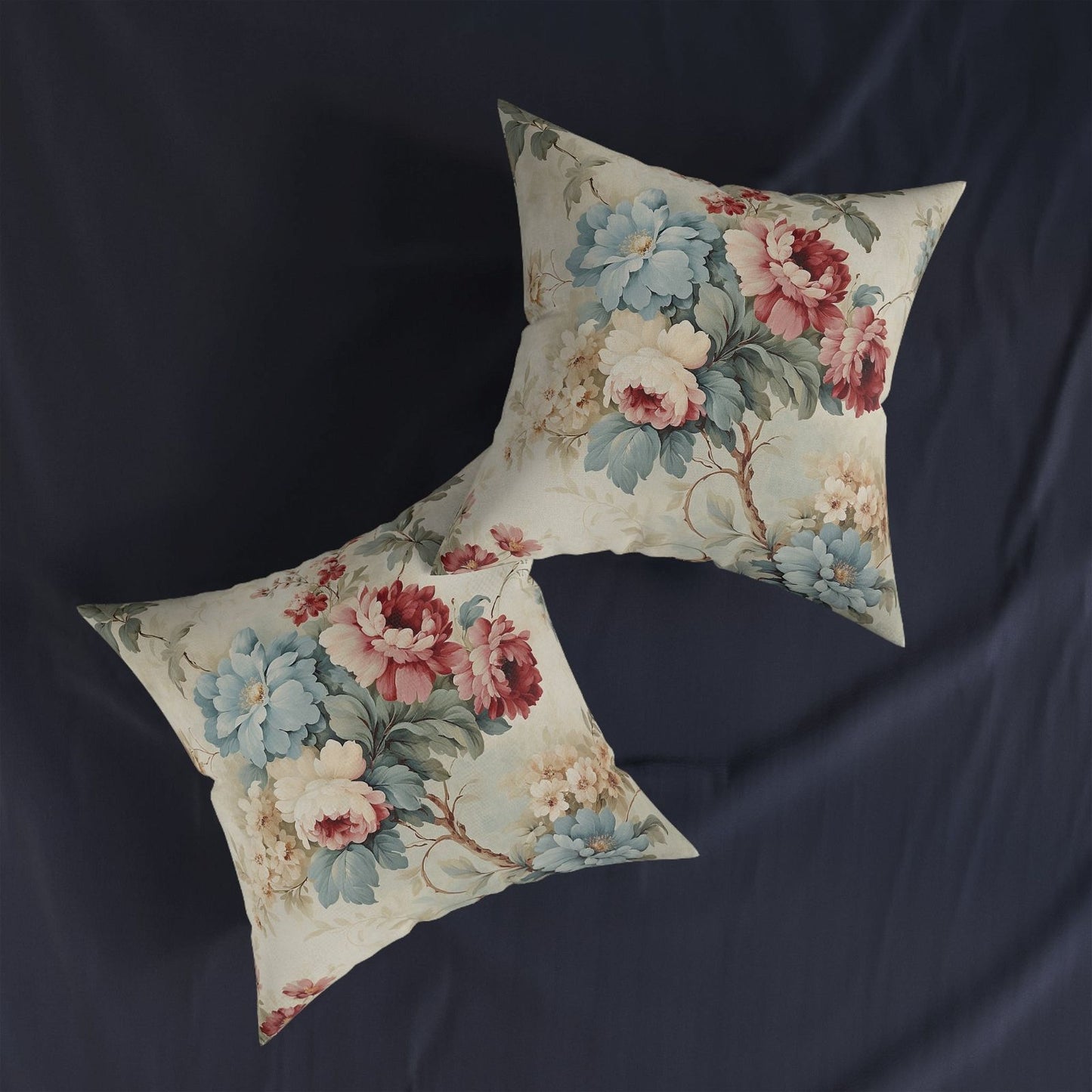 Flourishing Beauty Square Pillow - ExclusiveCreativeDesigns