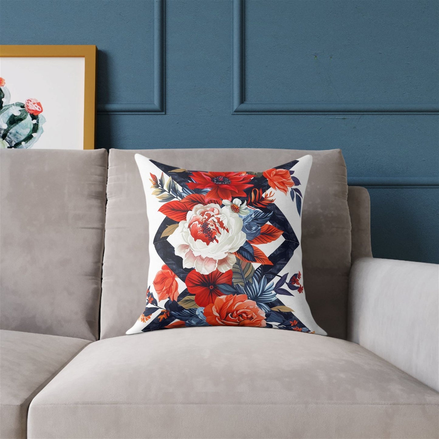 Flowers Pattern Pillow - ExclusiveCreativeDesigns