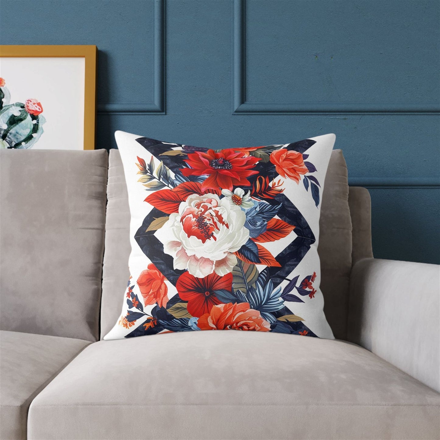 Flowers Pattern Pillow - ExclusiveCreativeDesigns