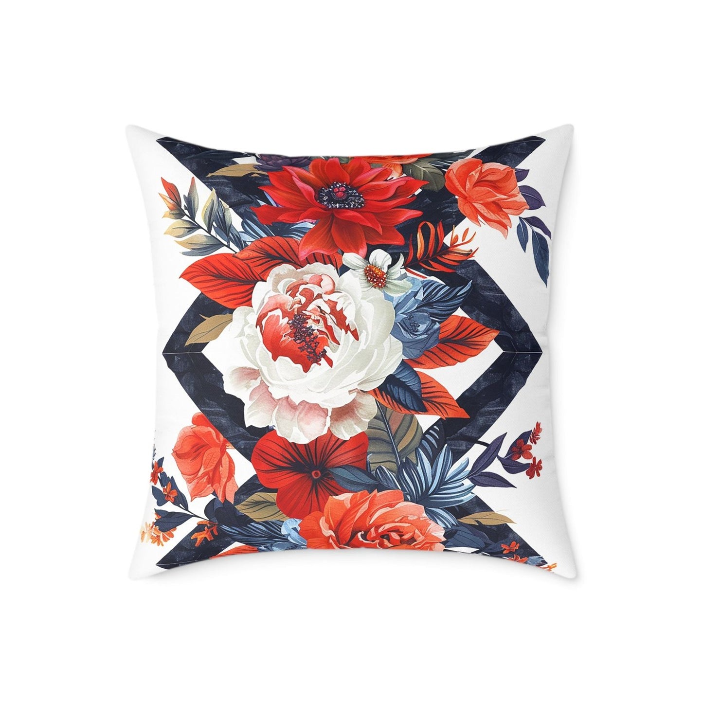 Flowers Pattern Pillow - ExclusiveCreativeDesigns