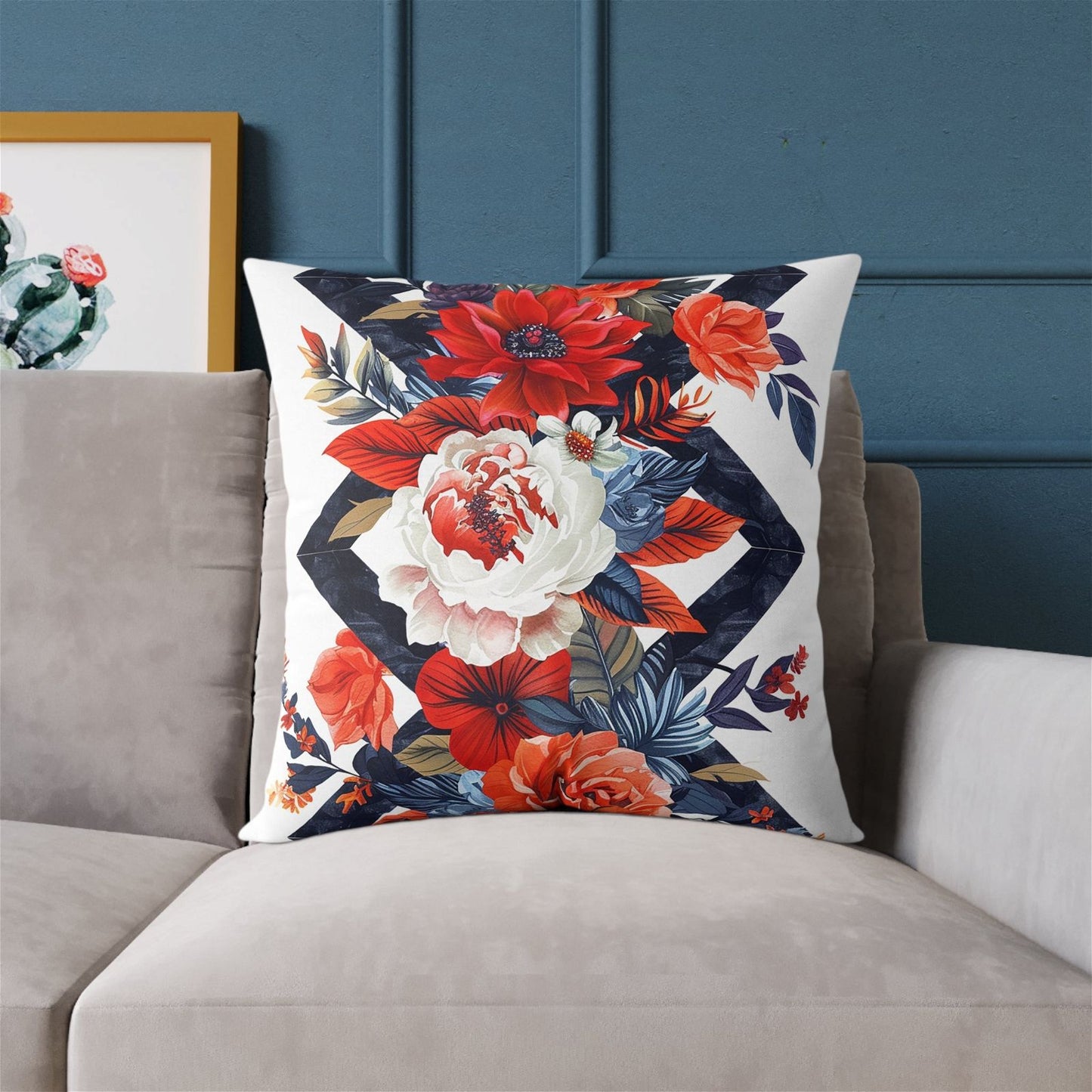 Flowers Pattern Pillow - ExclusiveCreativeDesigns