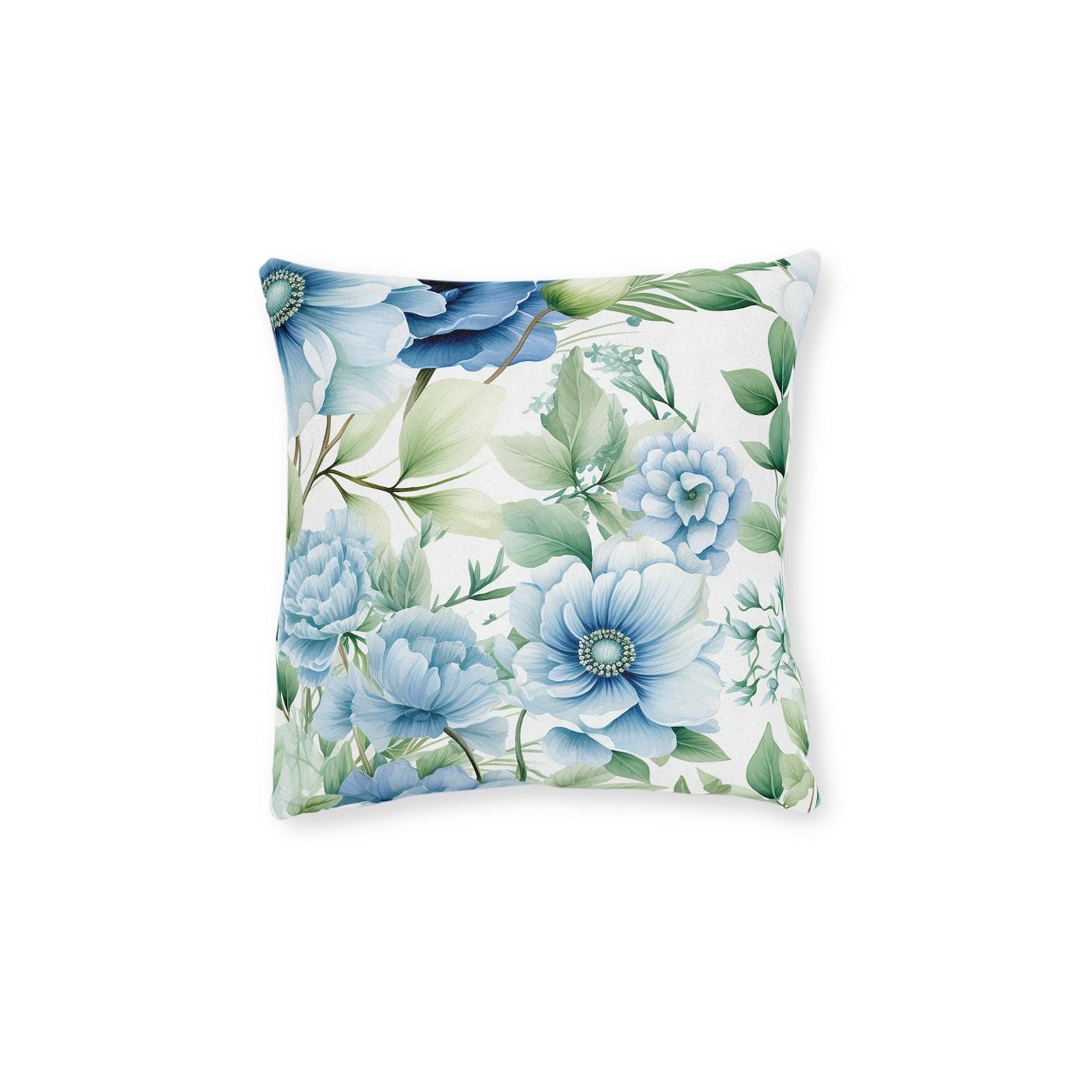 Flowers Pattern Square Accent Pillow - ExclusiveCreativeDesigns