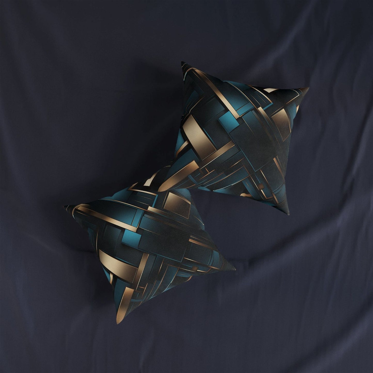 Futuristic Modern Patterned Pillow - ExclusiveCreativeDesigns