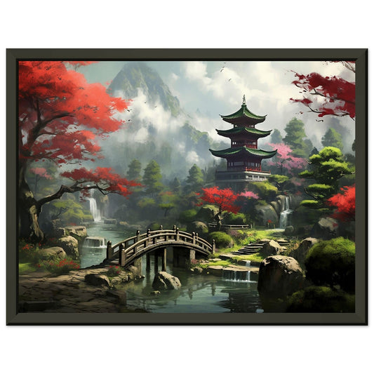 Glimpse of Japanese Serenity - ExclusiveCreativeDesigns