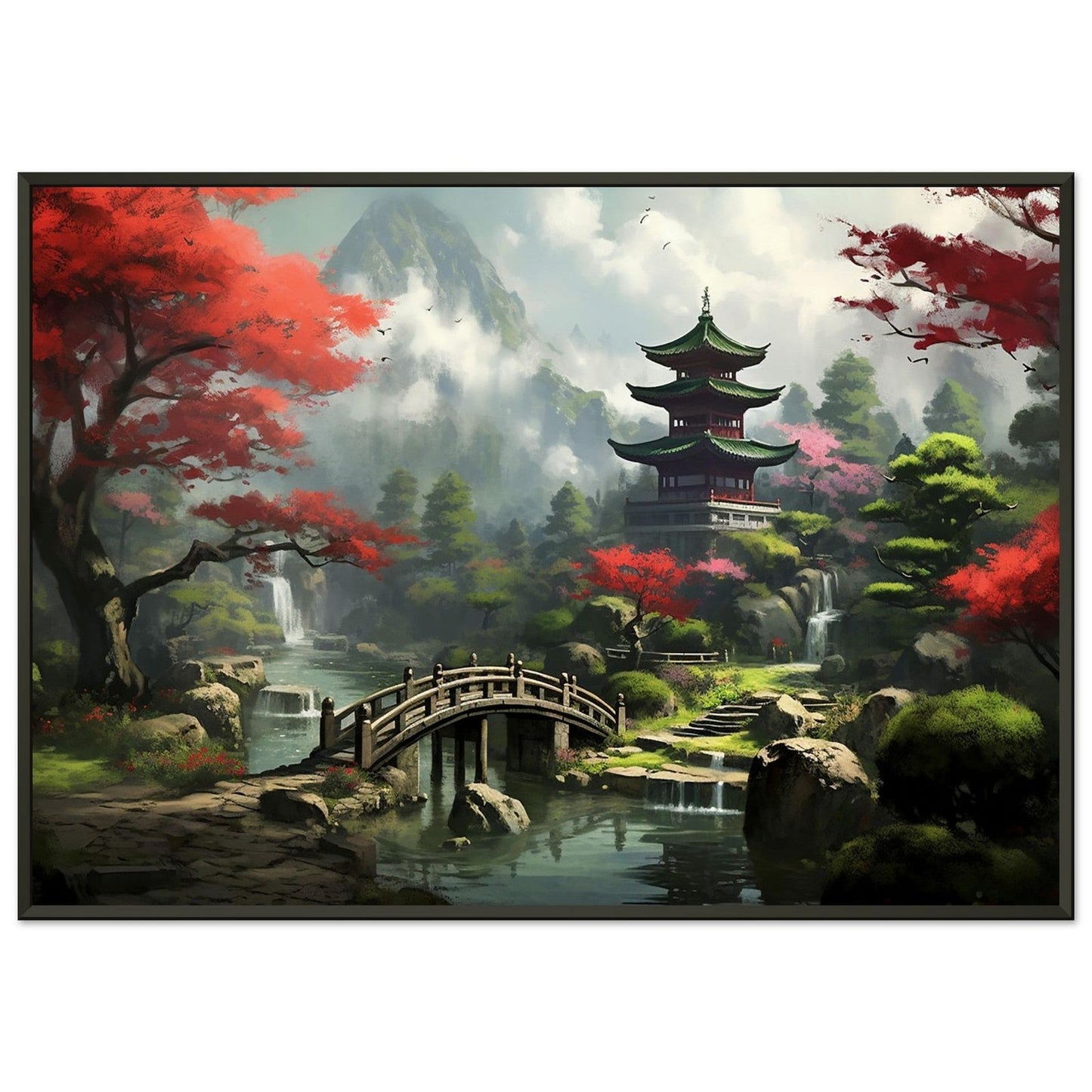 Glimpse of Japanese Serenity - ExclusiveCreativeDesigns