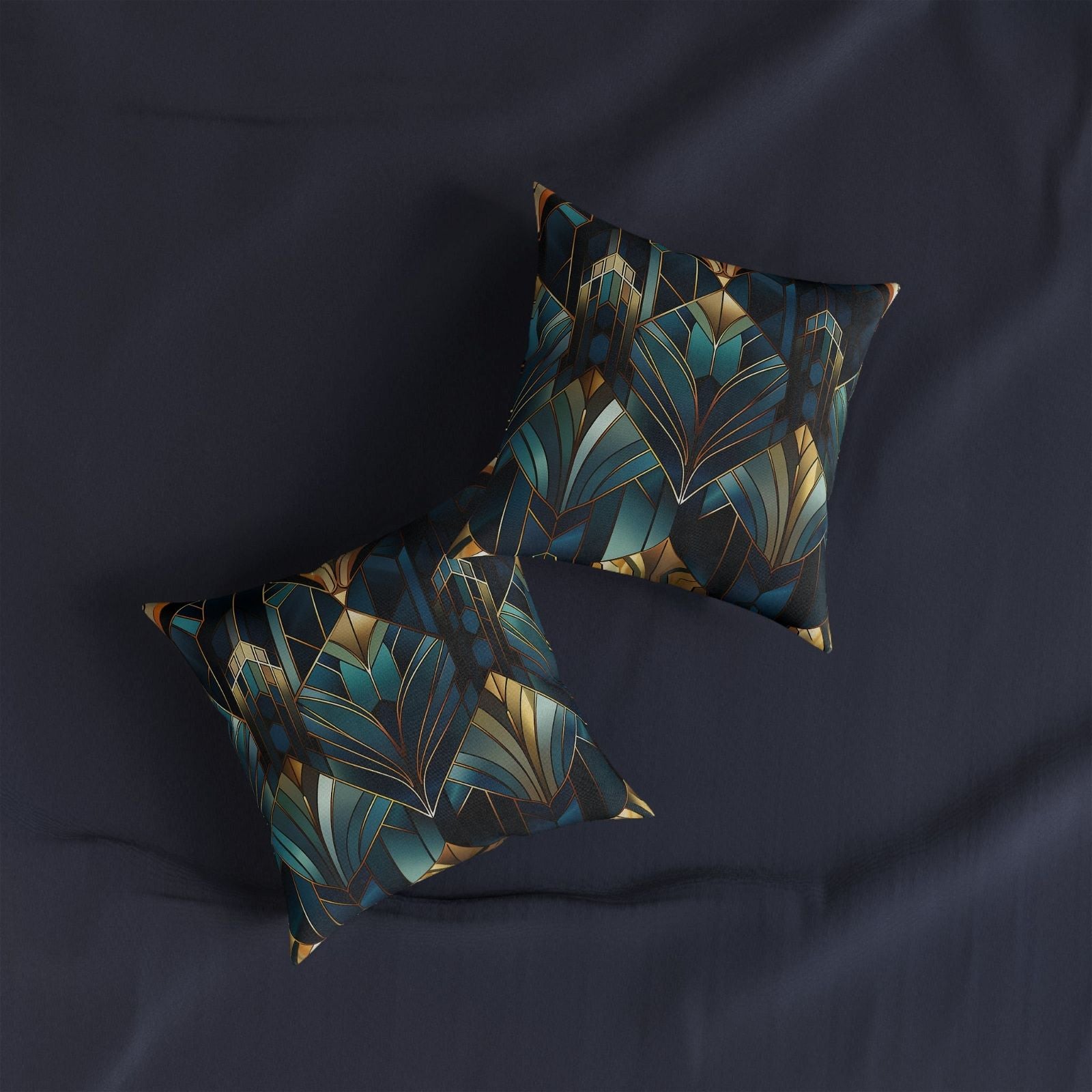 Innovative Geometry Futuristic Square Pillow - ExclusiveCreativeDesigns