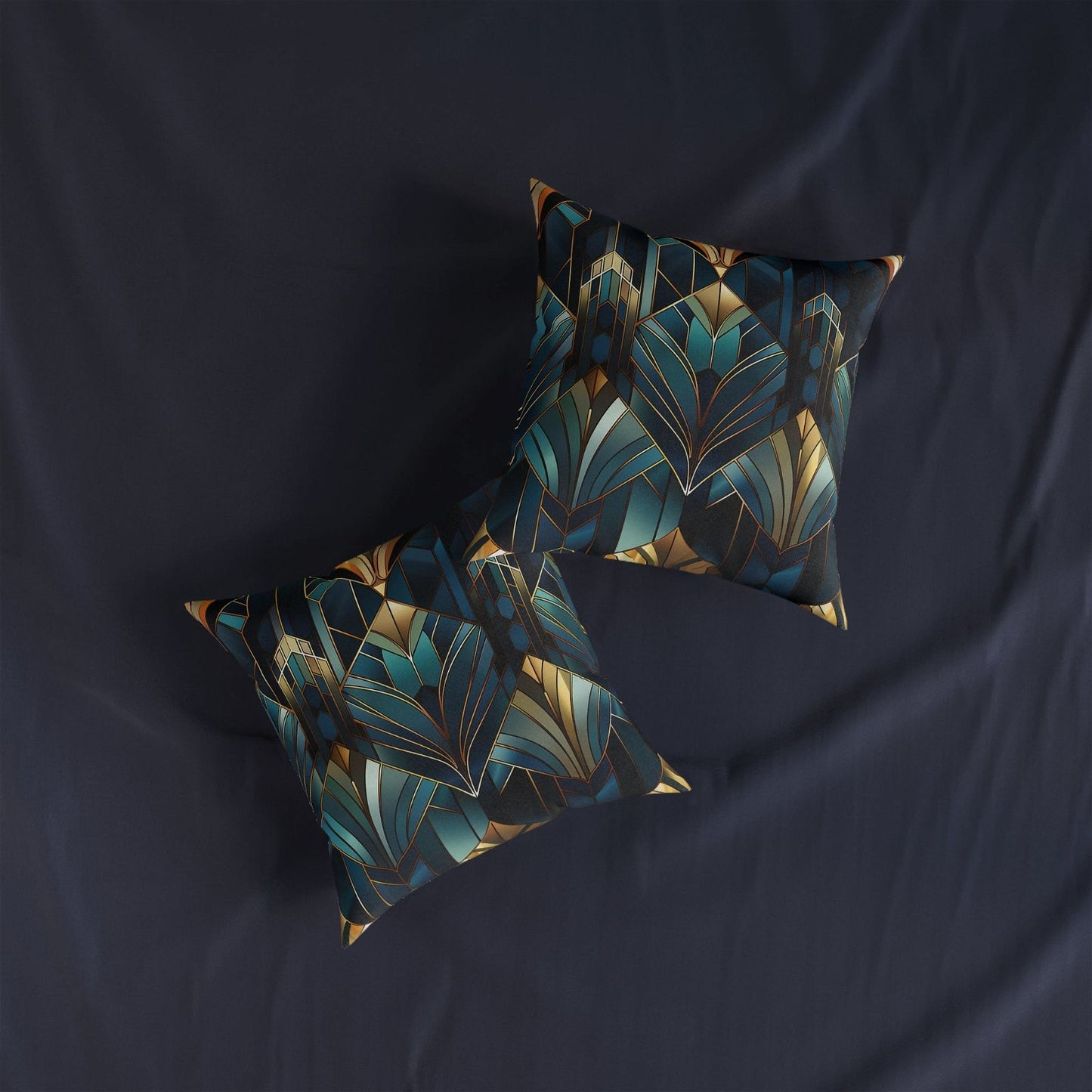 Innovative Geometry Futuristic Square Pillow - ExclusiveCreativeDesigns