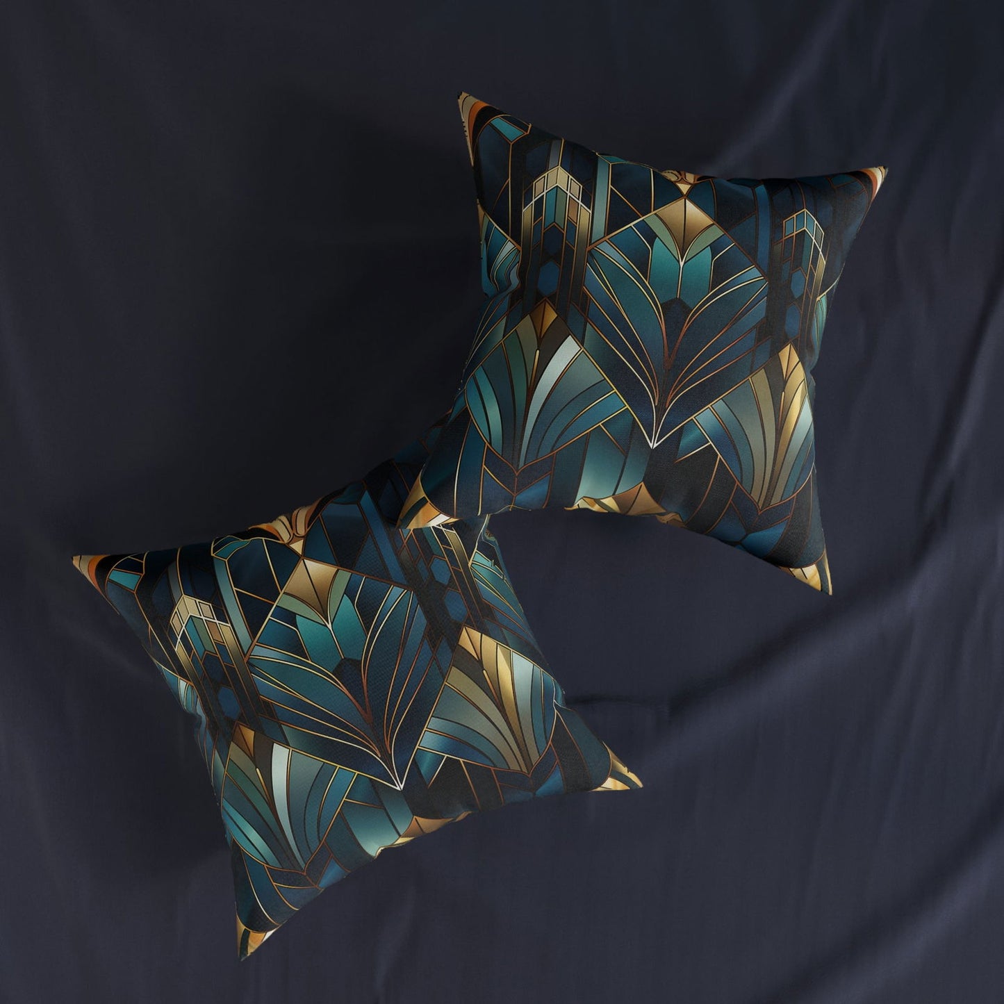 Innovative Geometry Futuristic Square Pillow - ExclusiveCreativeDesigns