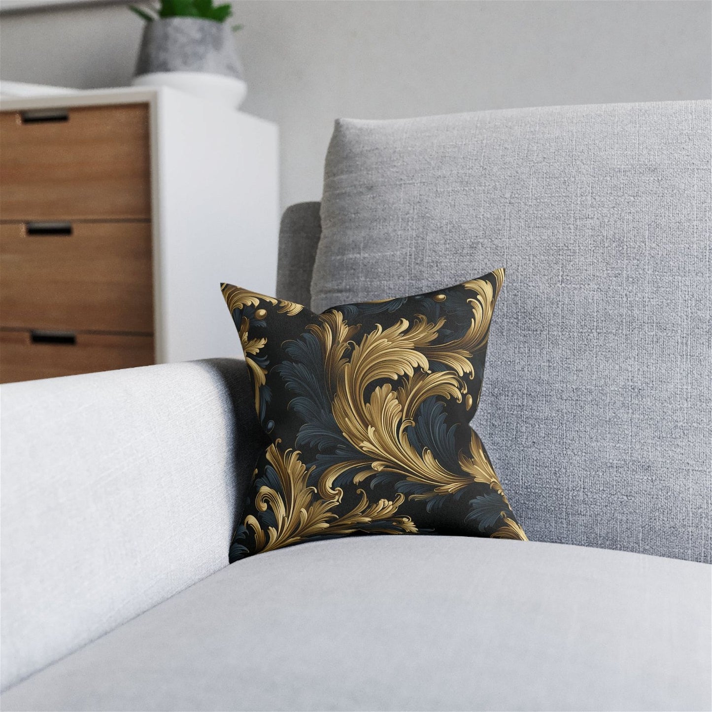 Luxurious Square Pillow Accent - ExclusiveCreativeDesigns