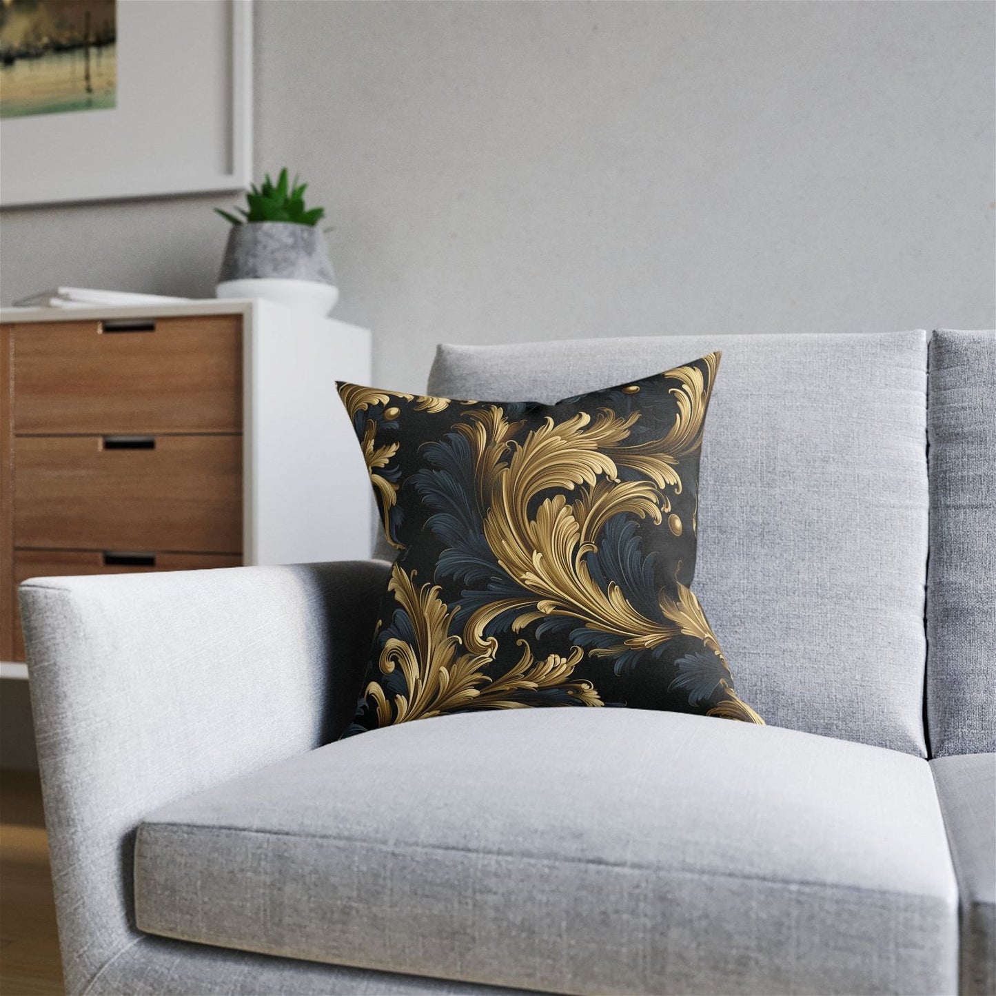 Luxurious Square Pillow Accent - ExclusiveCreativeDesigns