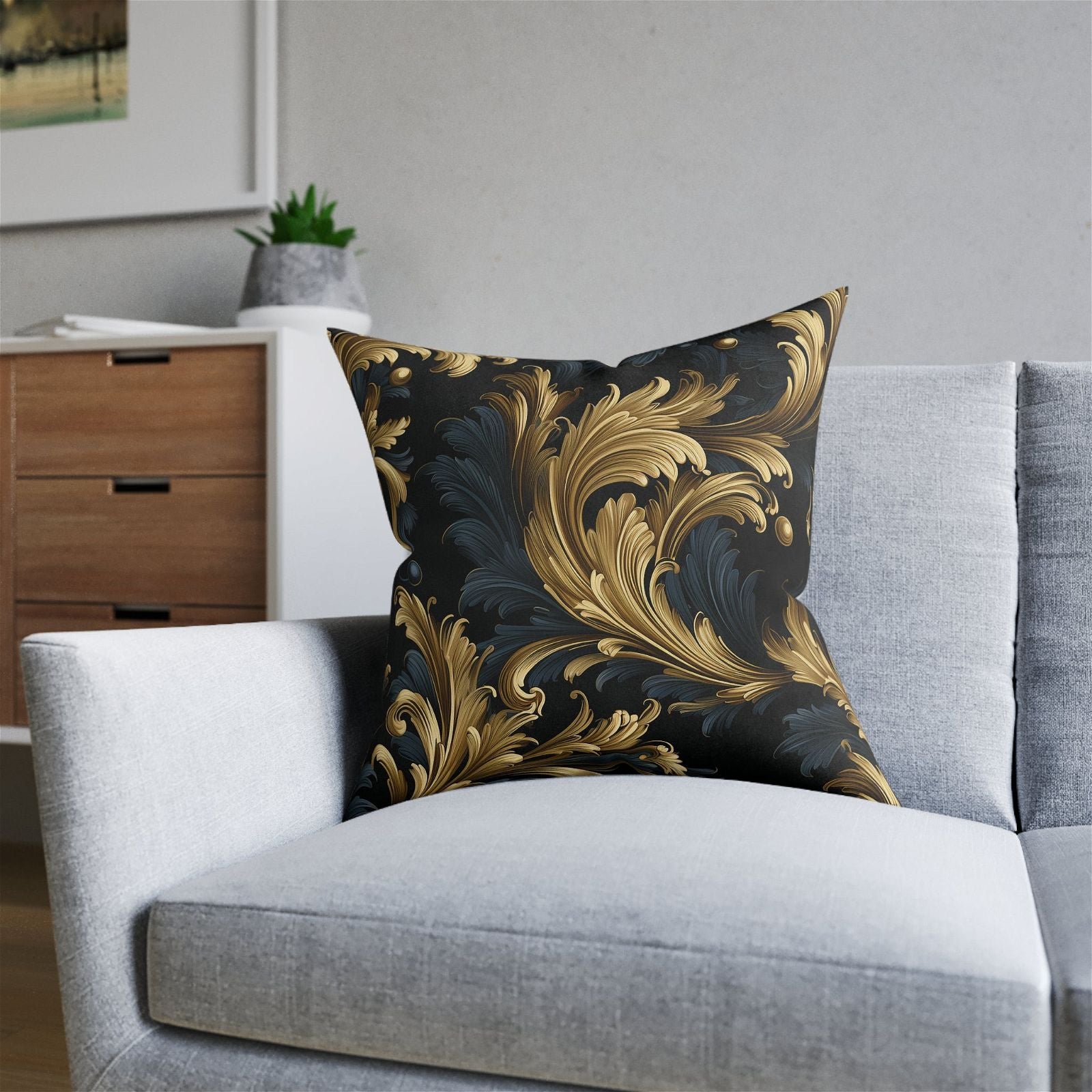 Luxurious Square Pillow Accent - ExclusiveCreativeDesigns