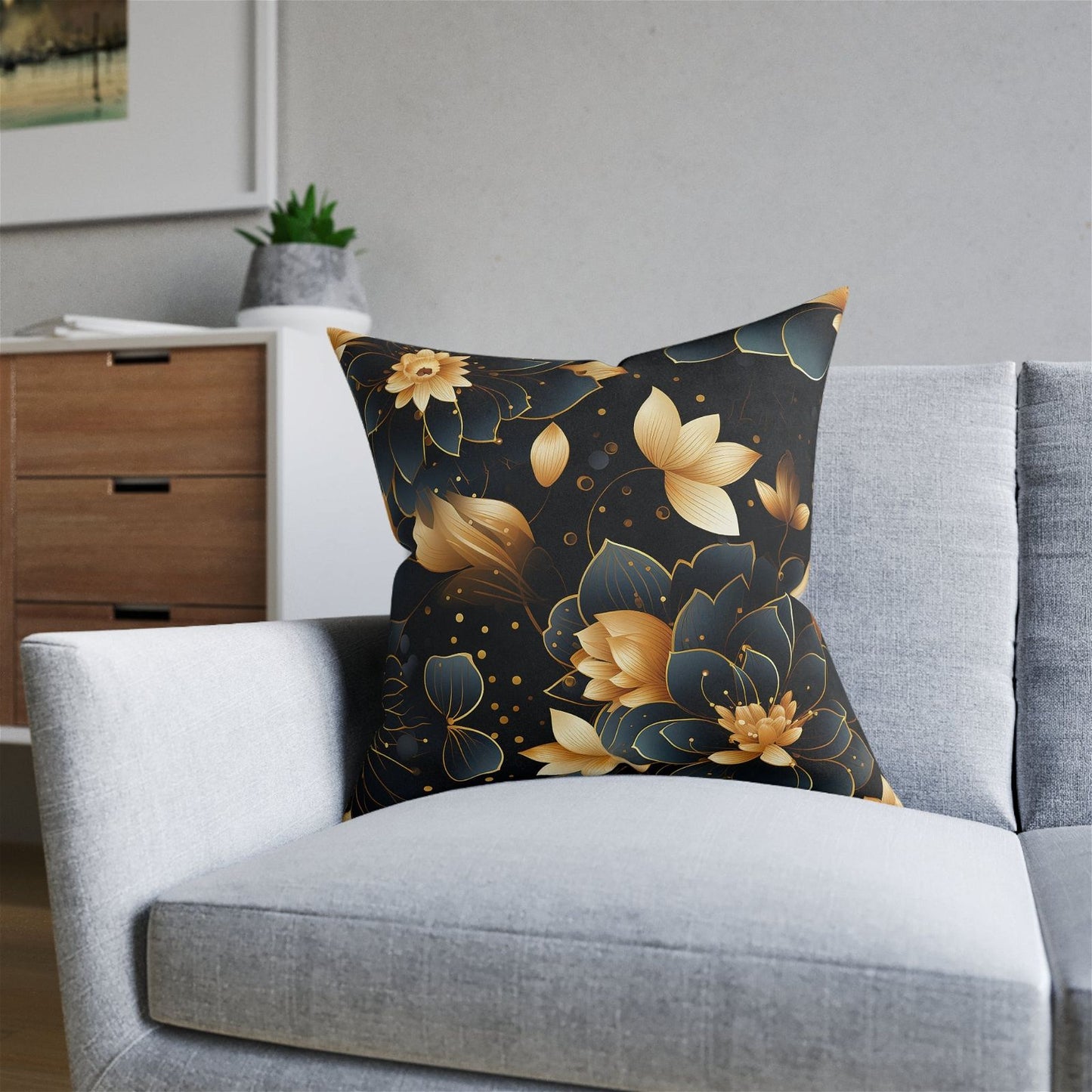 Mandala Harmony Square Pillow Design - ExclusiveCreativeDesigns