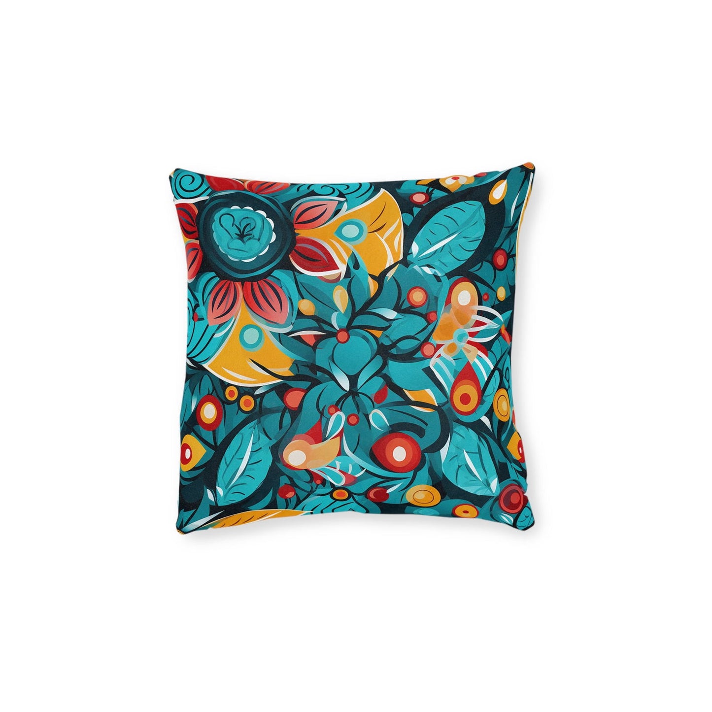 Mandala Pattern Square Pillow - ExclusiveCreativeDesigns