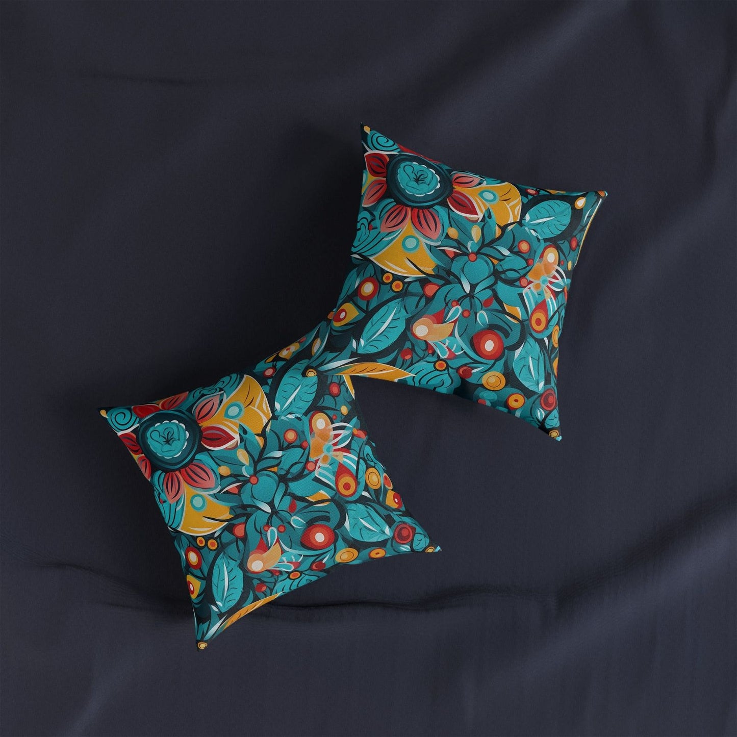 Mandala Pattern Square Pillow - ExclusiveCreativeDesigns