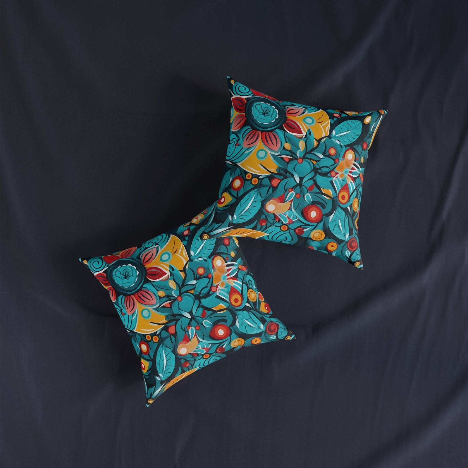 Mandala Pattern Square Pillow - ExclusiveCreativeDesigns