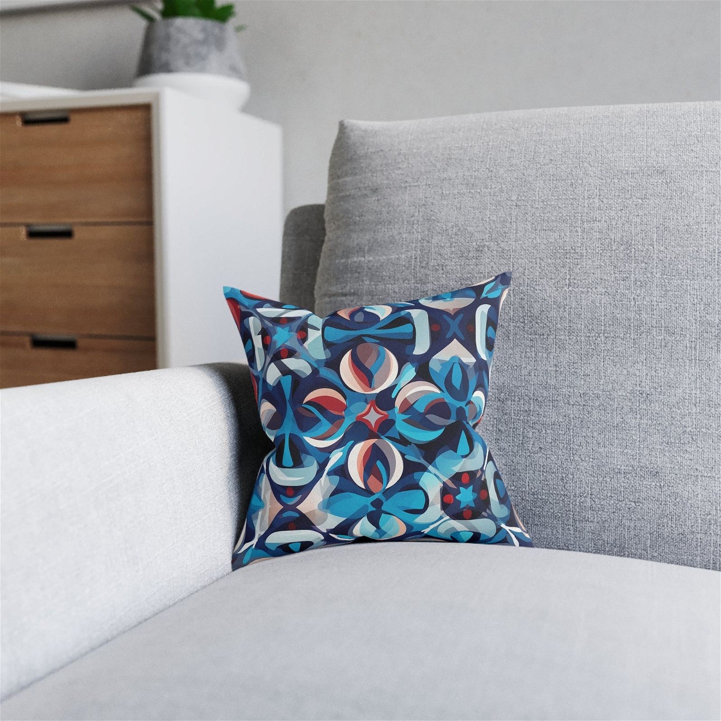 Moroccan Pattern Square Pillow - ExclusiveCreativeDesigns