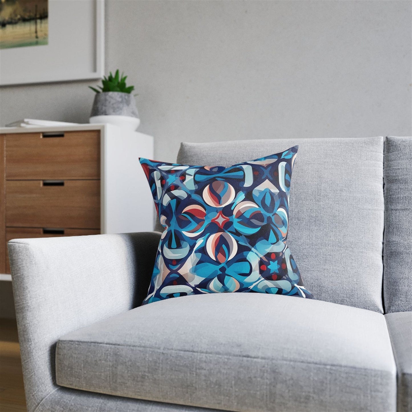 Moroccan Pattern Square Pillow - ExclusiveCreativeDesigns