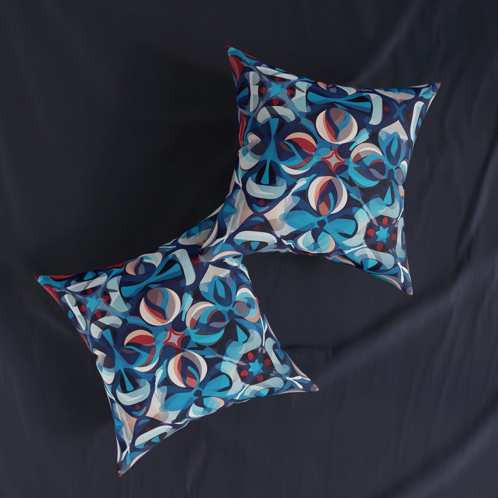 Moroccan Pattern Square Pillow - ExclusiveCreativeDesigns